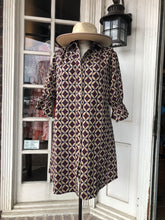 Load image into Gallery viewer, Bernie Geo Button down Patterned Dress