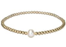 Load image into Gallery viewer, Bali assorted Pearl and Gold Filled Beaded Bracelets