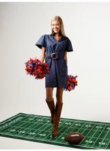 Load image into Gallery viewer, Brooke Navy Tencel Belted Dress