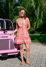 Load image into Gallery viewer, Fleur Dress in Rosebud Ribbon Stripe