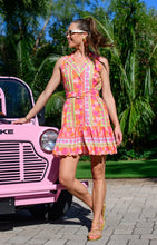 Load image into Gallery viewer, Fleur Dress in Rosebud Ribbon Stripe