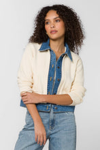 Load image into Gallery viewer, Francis Sweater with Denim Trim Jacket