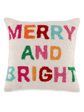 Load image into Gallery viewer, Merry & Bright and Ornament Holiday Pillows