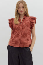 Load image into Gallery viewer, Olivia Ruffle Sleeve top