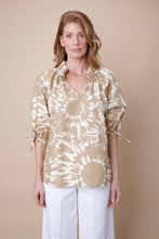 Load image into Gallery viewer, Best Selling Eloise Top with Ruffle Neck and 3/4 Sleeves