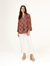 Load image into Gallery viewer, Charlie Yuletide Reserve Lurex top with Tassel Tie