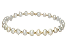 Load image into Gallery viewer, Bali assorted Pearl and Gold Filled Beaded Bracelets
