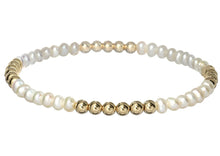 Load image into Gallery viewer, Bali assorted Pearl and Gold Filled Beaded Bracelets