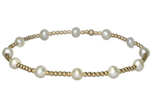 Load image into Gallery viewer, Bali assorted Pearl and Gold Filled Beaded Bracelets