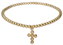Load image into Gallery viewer, Holy Cross Gold Beaded Bracelets