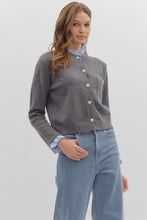 Load image into Gallery viewer, Harper button up sweater jacket
