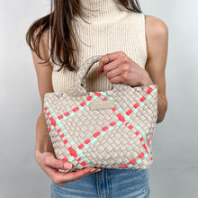 Load image into Gallery viewer, Naddy Mini Woven Tote Handbag with