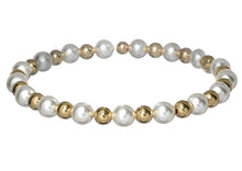 Load image into Gallery viewer, Bali assorted Pearl and Gold Filled Beaded Bracelets
