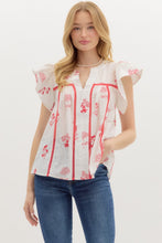 Load image into Gallery viewer, Sarah lightweight floral patterned top