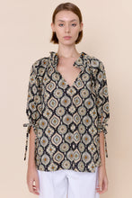 Load image into Gallery viewer, Best Selling Eloise Top with Ruffle Neck and 3/4 Sleeves