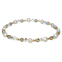 Load image into Gallery viewer, Bali assorted Pearl and Gold Filled Beaded Bracelets