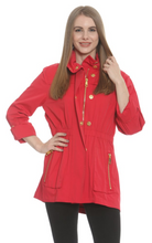Load image into Gallery viewer, Ciao Milano Tess Water Resistant Jacket - Red & Scarlet