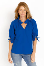 Load image into Gallery viewer, Best Selling Eloise Top with Ruffle Neck and 3/4 Sleeves