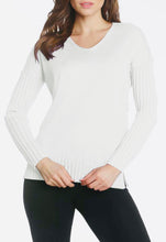 Load image into Gallery viewer, V-neck Boyfriend Knit Sweater in Various Colors
