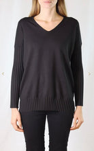 Load image into Gallery viewer, V-neck Boyfriend Knit Sweater in Various Colors