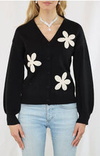 Load image into Gallery viewer, Candice Button Down Floral embroidered Cardigan
