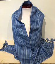 Load image into Gallery viewer, Sharon Cotton Striped Skinny Scarfves in 4 Colors
