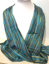 Load image into Gallery viewer, Sharon Cotton Striped Skinny Scarfves in 4 Colors
