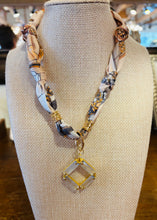 Load image into Gallery viewer, Gemma semi precious stone scarf necklace
