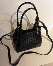 Load image into Gallery viewer, Waverly handbags with Woven Detail with Short Handle and crossbody Strap included

