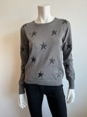 Bobby Gunmetal star Sweater