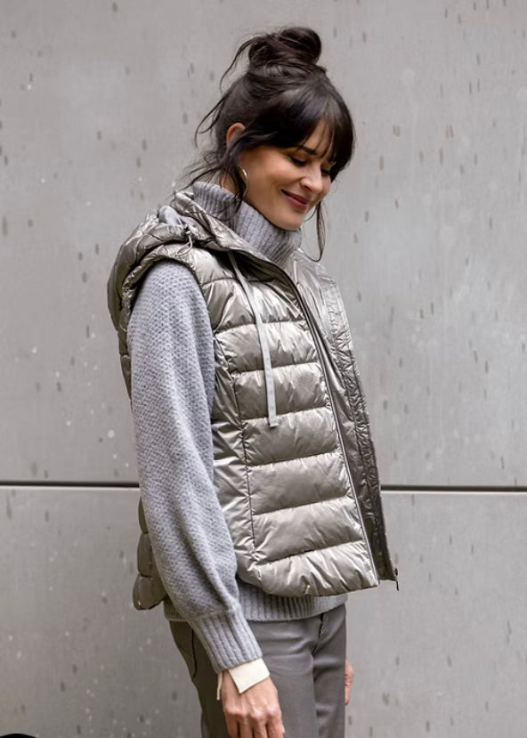 Zanna Puffer Vest with hood