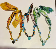 Load image into Gallery viewer, Gemma semi precious stone scarf necklace
