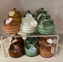 Load image into Gallery viewer, Beehive Assorted Candles in Ceramic pots in Various Scents and Colors
