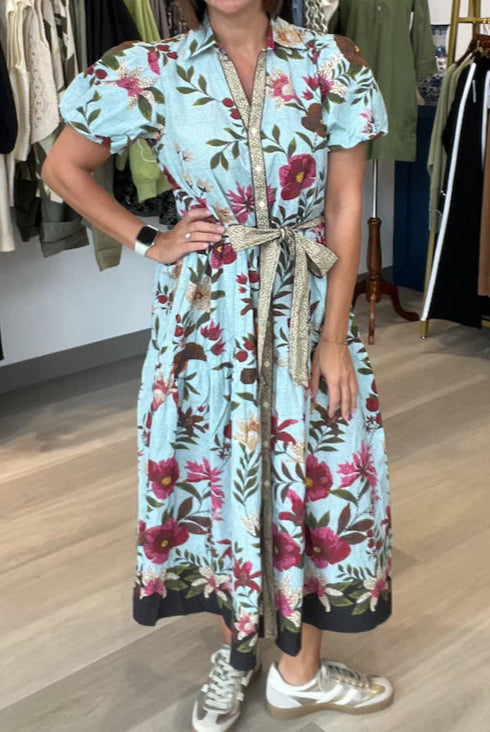 Della Opal Mosaic Dress