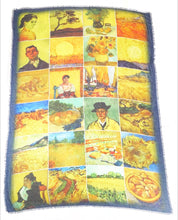 Load image into Gallery viewer, Van Gogh Sunflower Silk and Micromodal Scarf

