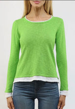 Load image into Gallery viewer, Evelyn Crewneck lightweight Cotton Linen Blend Top
