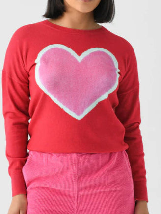 Love Struck Heart Sweater