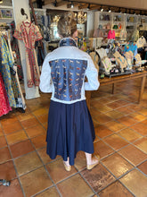 Load image into Gallery viewer, Bradley Denim Lightweight Jacket with Scarf Back design
