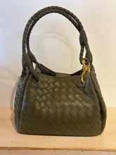 Load image into Gallery viewer, Waverly handbags with Woven Detail with Short Handle and crossbody Strap included
