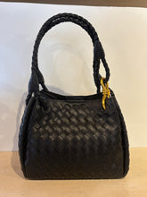 Load image into Gallery viewer, Waverly handbags with Woven Detail with Short Handle and crossbody Strap included
