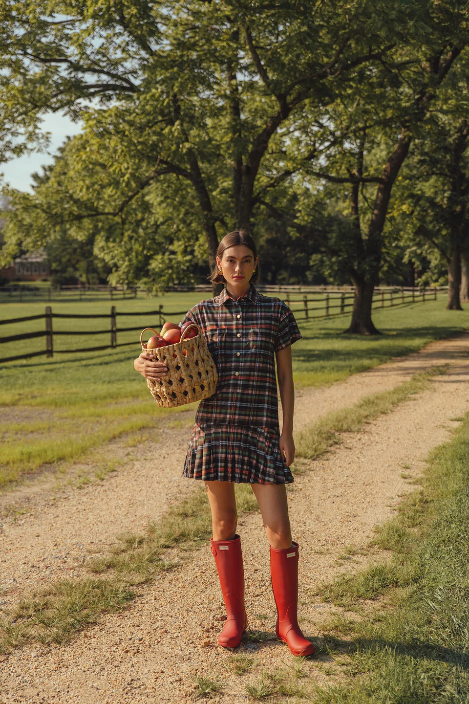 Aspen Stockholm plaid Dress