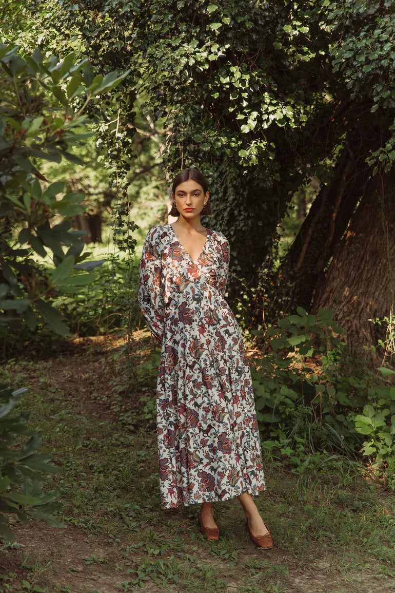 LA Woodland Flora Dress