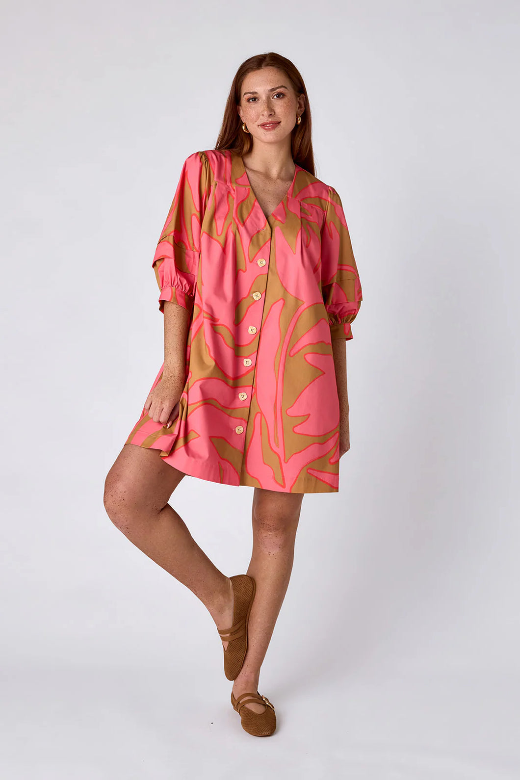 Lennie Pressed Floral Dress