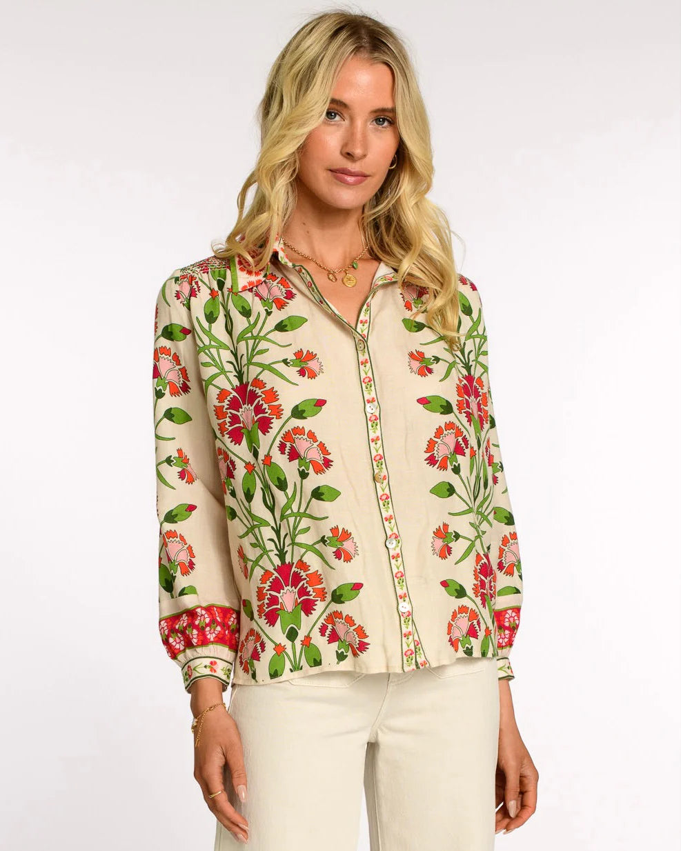 Lucia  Indian Flower Top