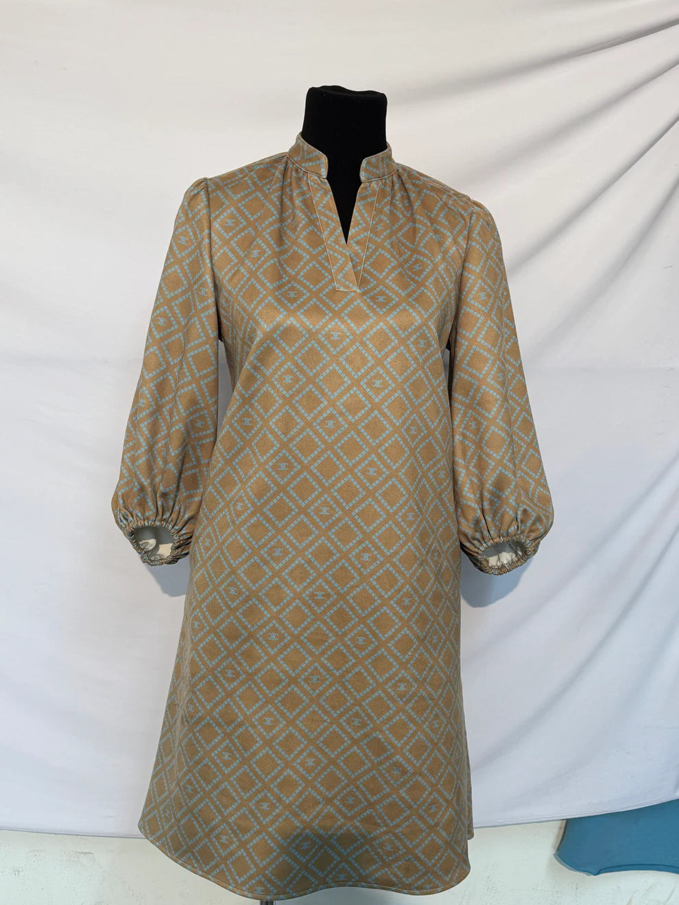 Mickay faux Sueded V Neck Dress