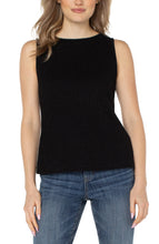 Load image into Gallery viewer, Boat Neck knit Sleeveless top

