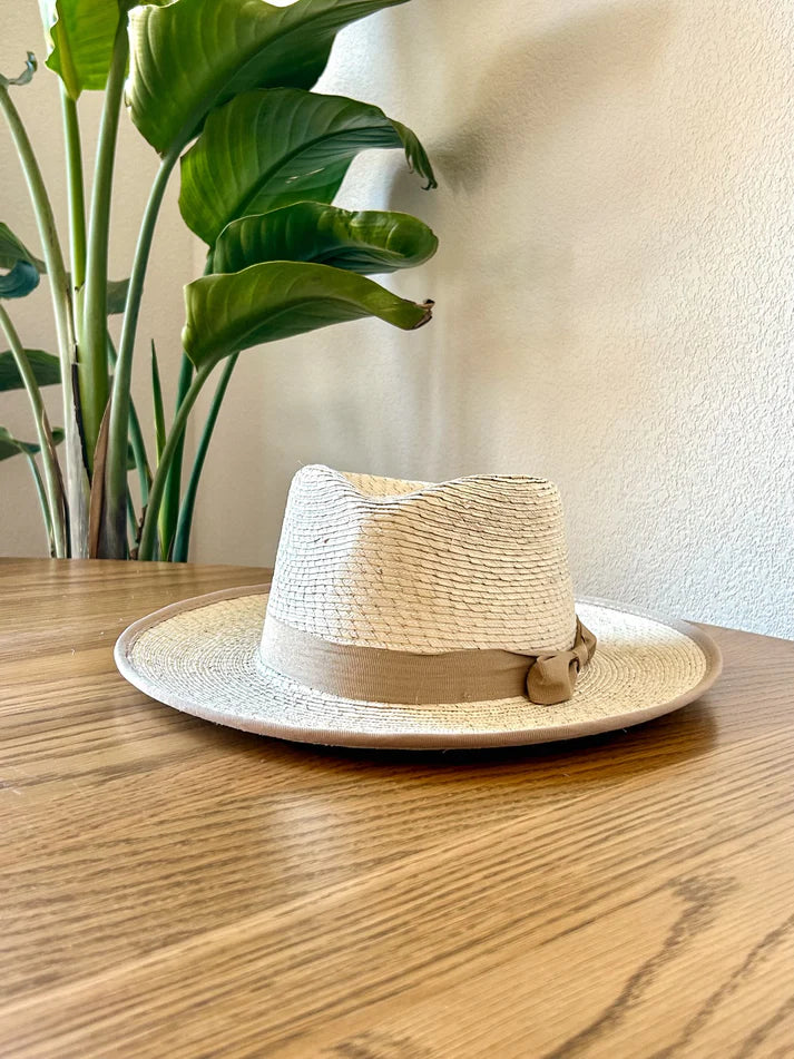 Palm Leaf Panama Hat and Suede Rancher Hat