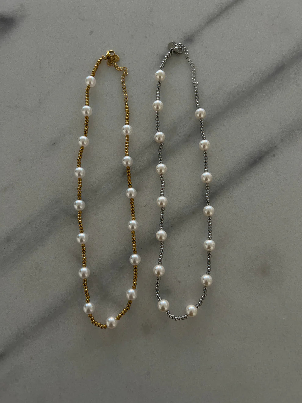 Pam Pearl Beaded Necklace