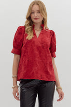 Load image into Gallery viewer, Ramona Embroidered Puff Sleeve Top
