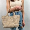Load image into Gallery viewer, Naddy Classic Woven  Medium Size Tote Handbag with
